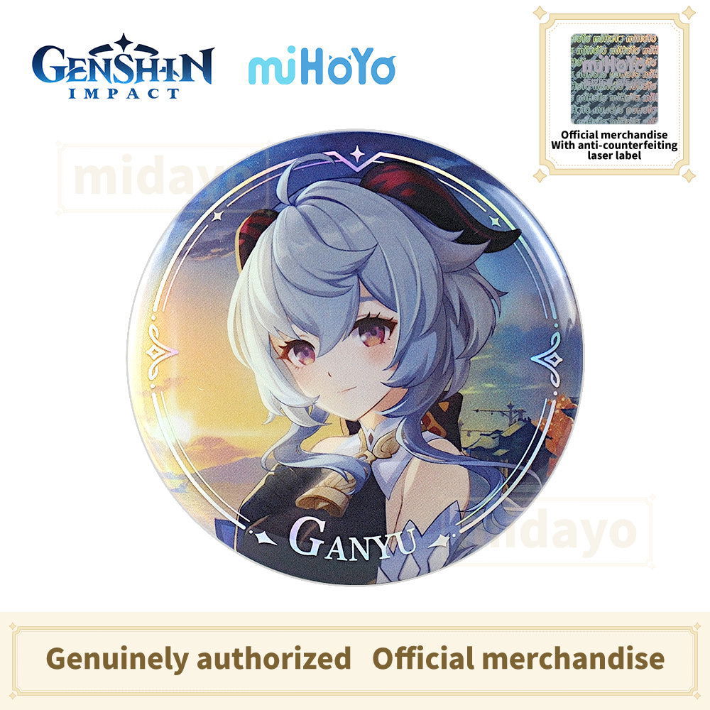 Genshin Impact Character Teaser Series Badge-Ganyu - BilaBila