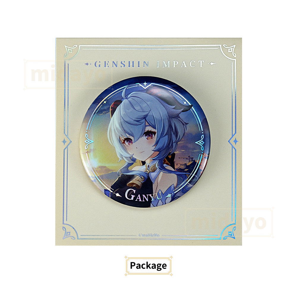 Genshin Impact Character Teaser Series Badge-Ganyu - BilaBila