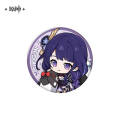 Genshin Impact Delicious Party Series‑Tinplate Character Badge‑Raiden Shogun