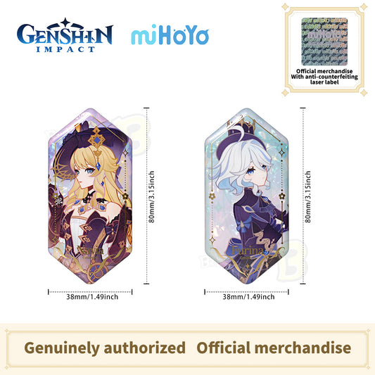 Genshin Impact Fragrant Fantasy Series Irregular-Shaped Badge Set -Furina Navia