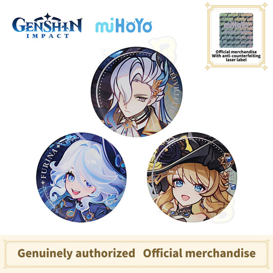 Genshin Impact  Special Program Series Series Character Badge - Furina Neuvillette Navia