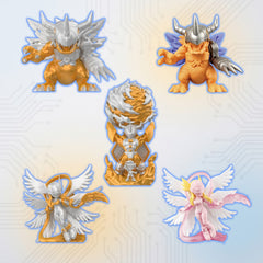 Digimon Dimensional Evolution Series Mini Eraser Figure Blind Box (2 Random Small Boxes)